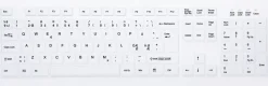 Active Key ClassicClean Med KB IP68 Full-Size WL White