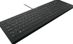ACTIVE KEY Flat Profile Hygiene Keyboard USB Black Nordic