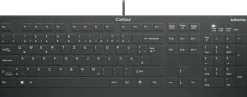 ACTIVE KEY Flat Profile Hygiene Keyboard USB Black Nordic