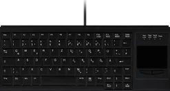 Active Key Industrial Keyboard Touchpad Compact W Black