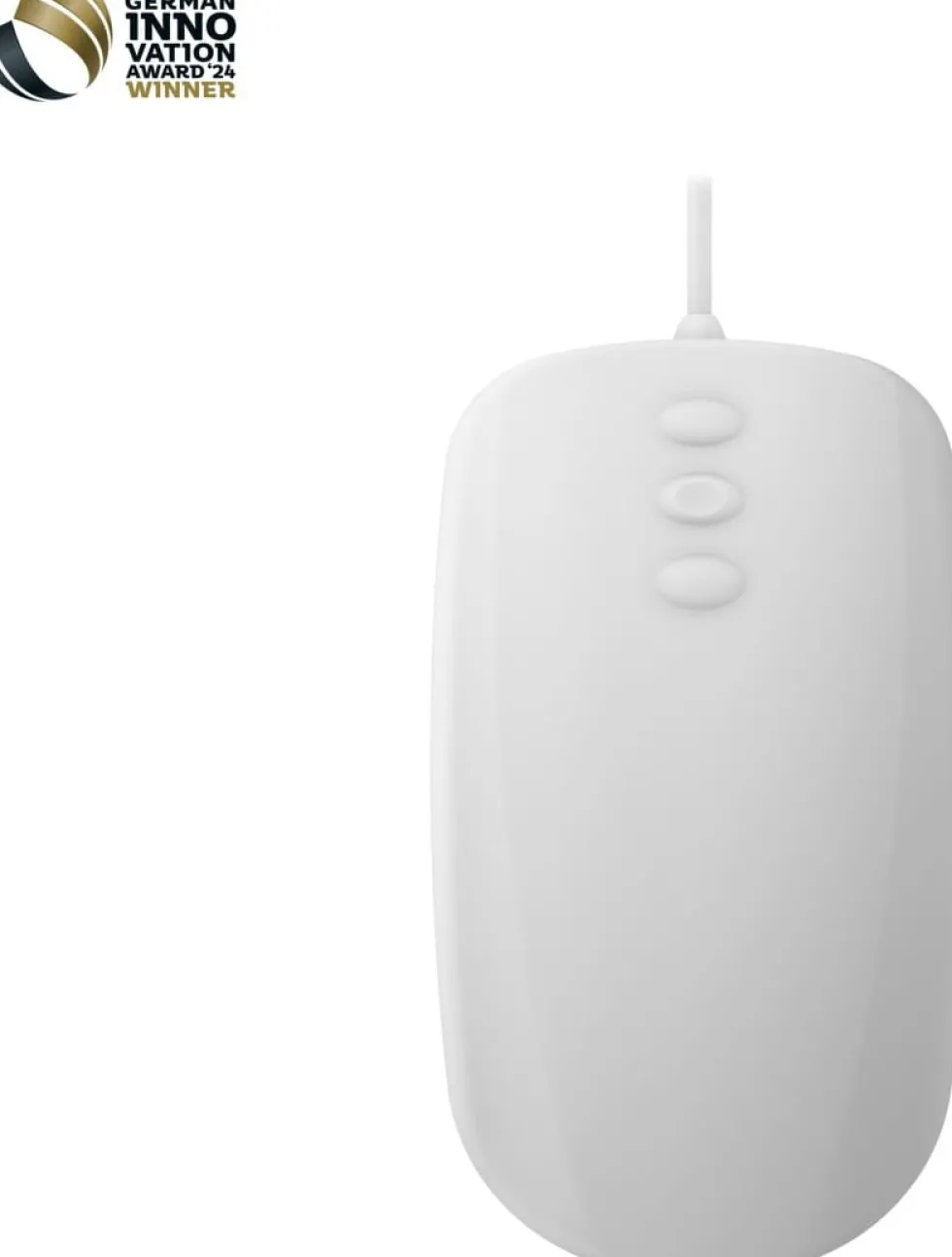 Active Key QuickClean Medical Mouse IP68 5-Button W White