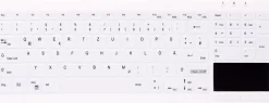 Active Key QuickClean Med KB IP68 Touchpad Comp W White