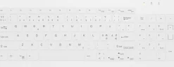 Active Key QuickClean Med Keyboard Rem Cov Comp WL White