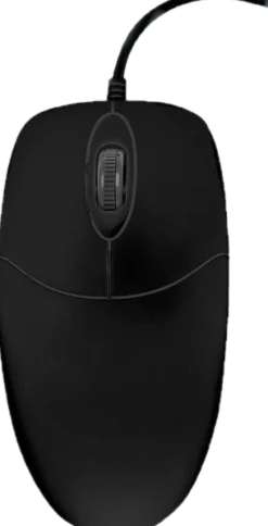 Active Key Washable Mouse IP68 Scroll Wheel W Black