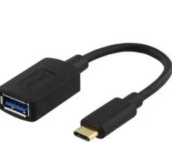 Adapter DELTACO USB C hane - Typ A hona