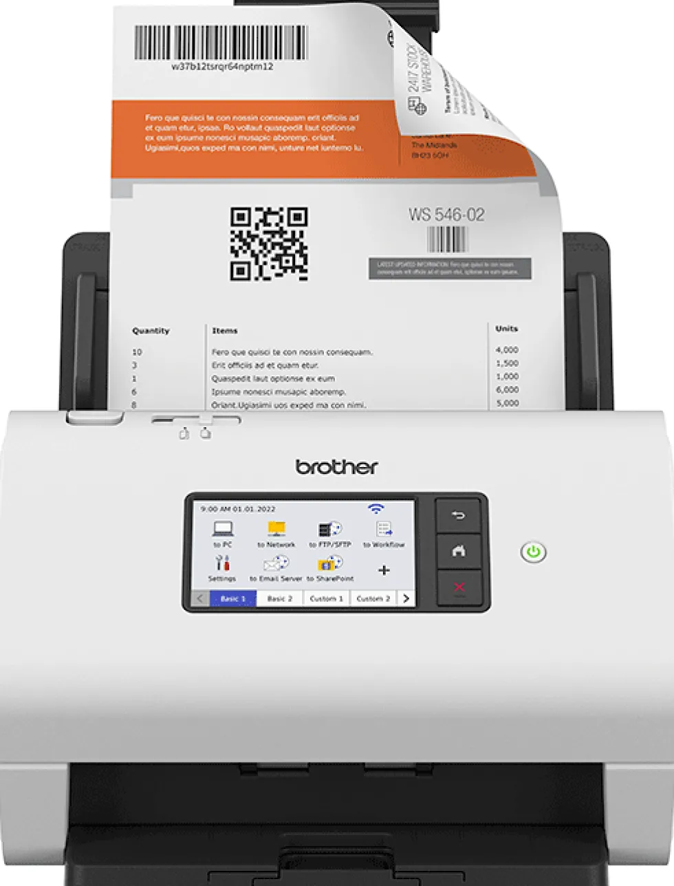 ADS-4900W Wireless Network Desktop Proff Scanner