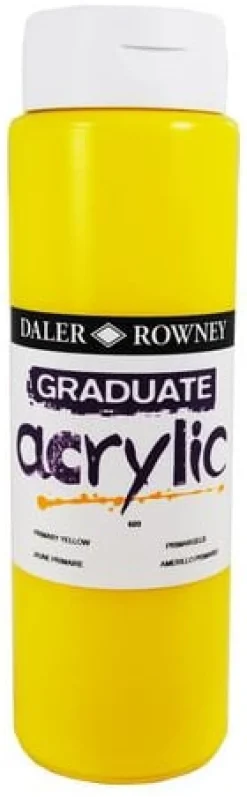 Akrylfärg Primärgul 500 ml DALER- ROWNEY