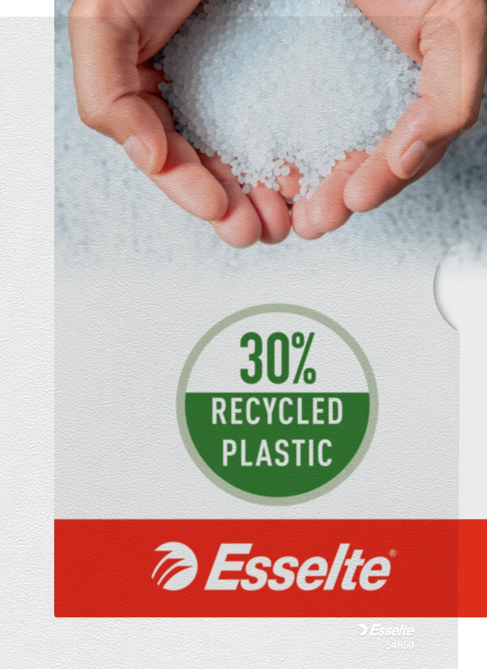 Aktmapp ESSELTE A5 0,115 klar 100/fp