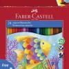Akvarellpenna Faber-Castell, 24 färger