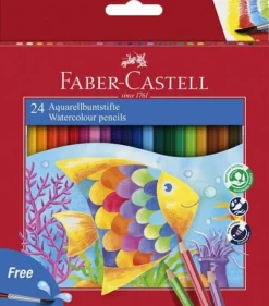 Akvarellpenna Faber-Castell, 24 färger
