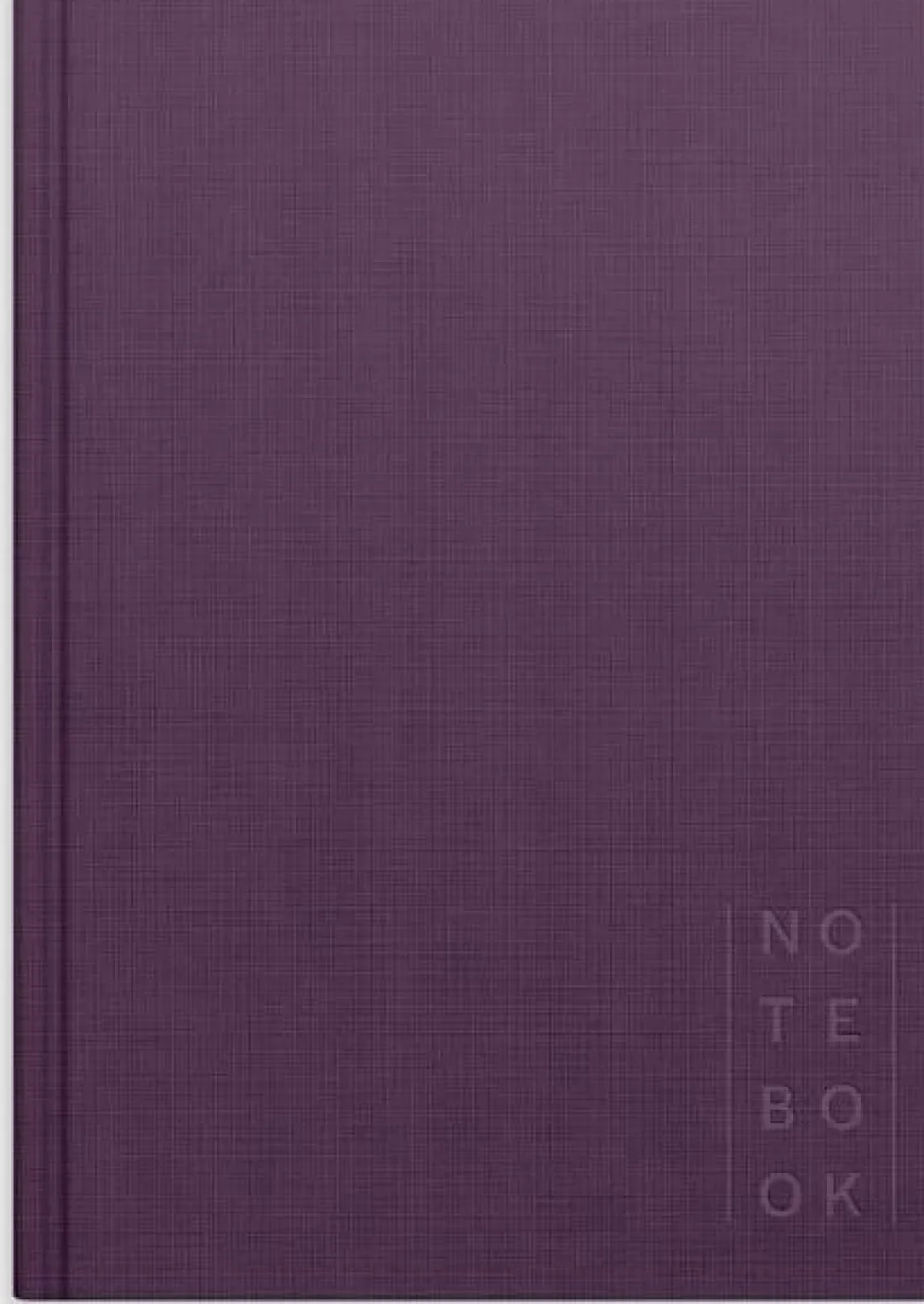 Ant.bok BURDE A5 textil linjerad lila
