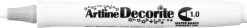 Artline Decorite Rund 1.0mm vit