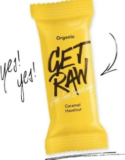 Bar GET RAW Caramel och Hazelnut 42g