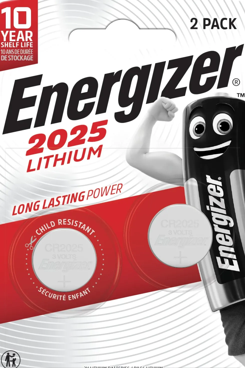 Batteri Energizer Cell Lithium CR 2032, 3V