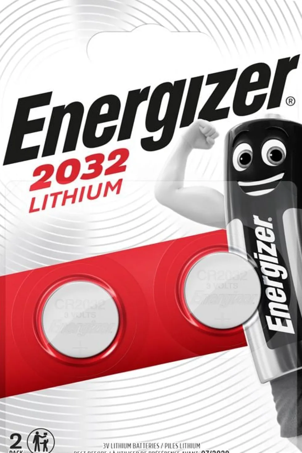 Batteri Energizer Cell Lithium CR 2032, 3V