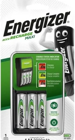 Batteriladdare ENERGIZER Maxi + 4AA