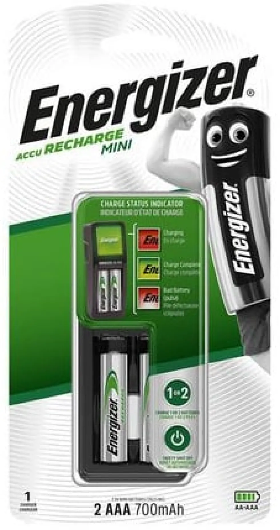 Batteriladdare ENERGIZER Mini AA/AAA