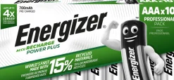 Batteri Laddbar ENERGIZER P-P AAA 10/fp