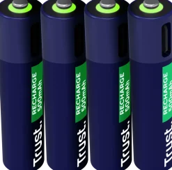 Batteri Laddbar TRUST AAA USB-C 4/fp