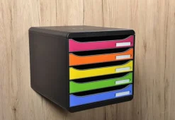Blankettbox BIGBOX PLUS 5 lådor regnbåge