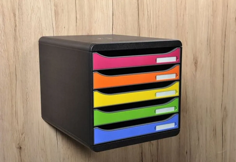Blankettbox BIGBOX PLUS 5 lådor regnbåge