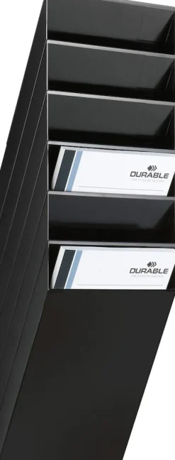 Blankettfack Durable Flexiboxx Svart, A4S, 6 fack