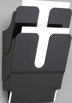 Blankettfack FlexiPlus A4S 2 fack svart