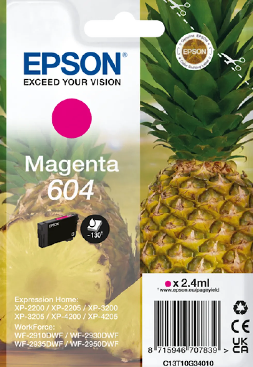 Bläck Epson 604 mag. .2,4ml