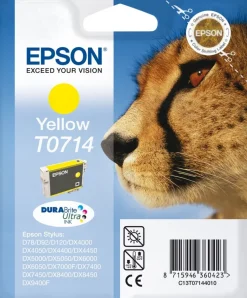 Bläckpatron EPSON C13T07144012 gul