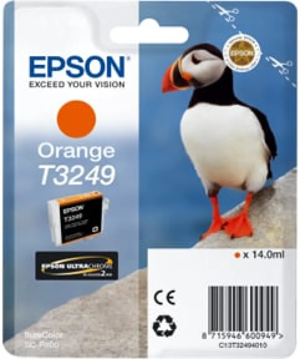 Bläckpatron EPSON C13T32494010 orange