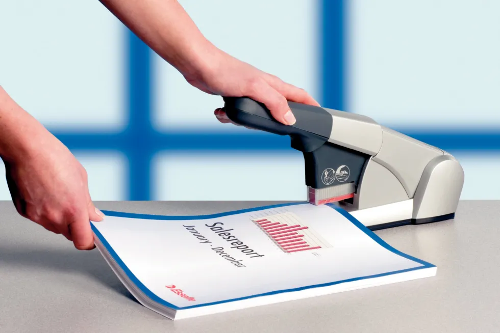 Blockhäftare LEITZ 80 ark silver