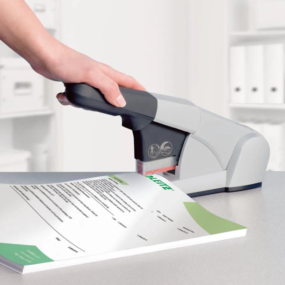Blockhäftare LEITZ 80 ark silver