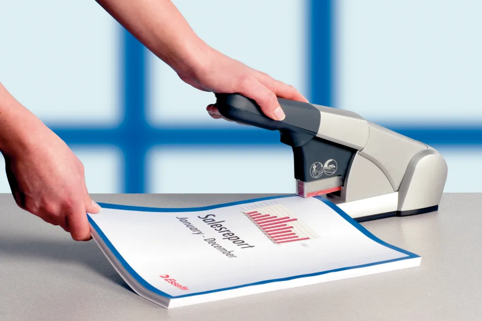 Blockhäftare LEITZ 80 ark silver