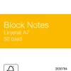 Blocknotes A7 50bl linjerat