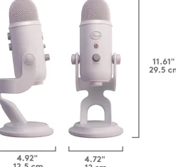 Blue Yeti USB Mic, Off White