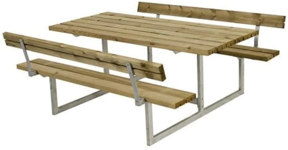 Bänkset Basic m/2 ryggstöd tryckimpr