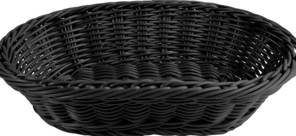 Brödkorg 29x18,5cm svart