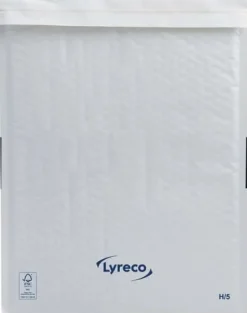 Bubbelpåse LYRECO 270x360mm vit 100/fp