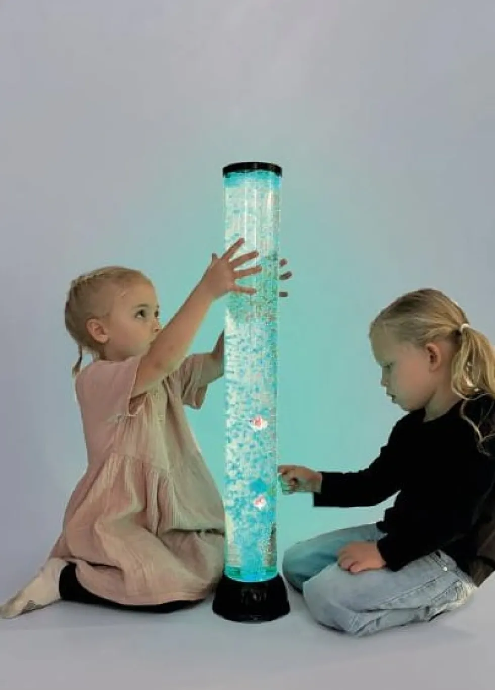 Bubbelrör med fiskar 100 cm