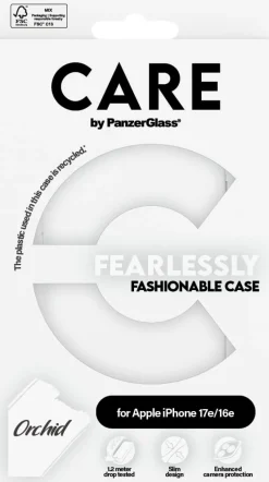 CARE Case White Orchid iPhone 17e/16e