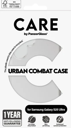 CARE Flagship Case TRNSP Urban Combat Clear Galaxy S25 Ultra