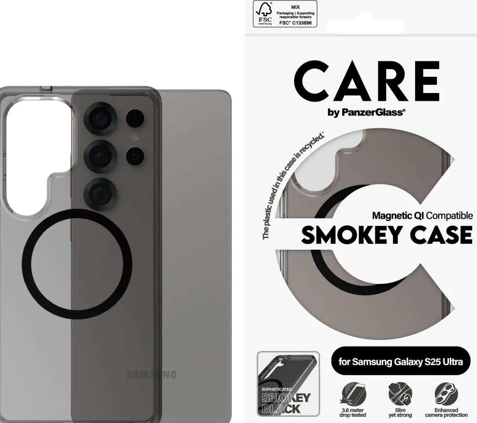 CARE Flagship Case Urban Combat Black Qi Galaxy S25 Ultra