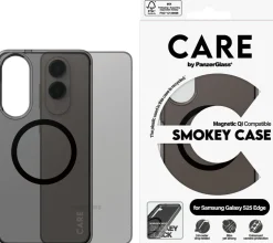 CARE Flagship Case Urban Smokey w Black Qi Samsung S25 Edge