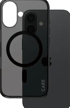 CARE iPhone 16 Case Smokey w. Black MagSafe