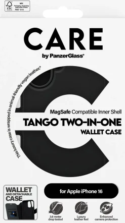 CARE iPhone 16 Case Tango Two-in-One Wallet Case