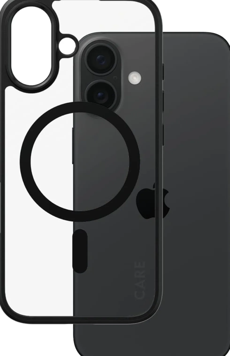CARE iPhone 16 Case Urban Combat Black, MagSafe