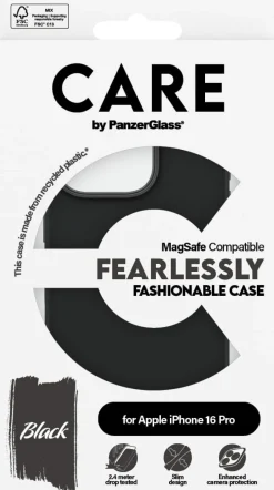 CARE iPhone 16 Pro Case Black w. MagSafe