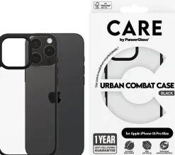 CARE iPhone 16 Pro Max Case Urban Combat Black