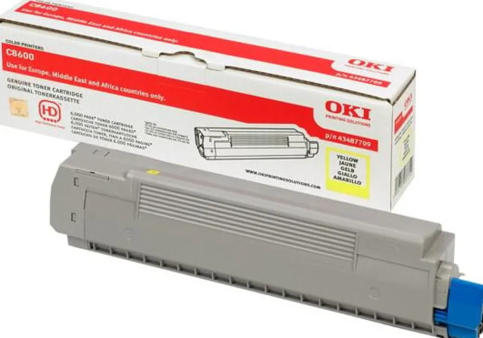 C8600/C8800 toner yellow 6k