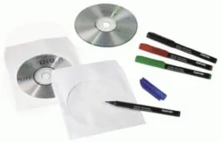 CD-Ficka HAMA papper 100/fp vit